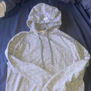 Grey Nike swoosh hoodie - Men’s size small